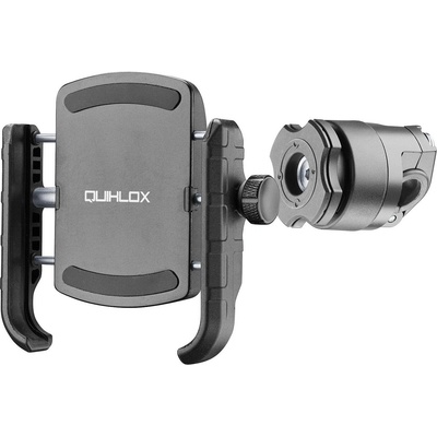 Interphone Държач за мотор и стойка за огледало Interphone - Quiklox, черни (14157)