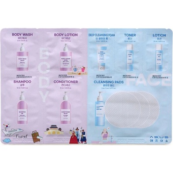 Asus Cosmetics Asus Комплект за коса и тяло в 8 стъпки, 8 части