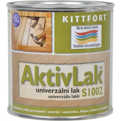 Kittfort AktivLak S1002 Lak na dřevo 0,35 l lesklý