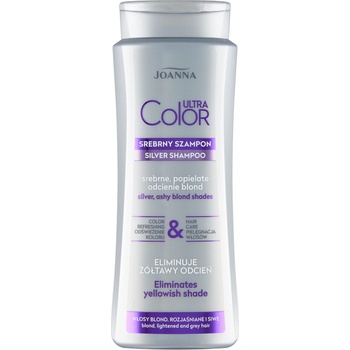 Joanna Ultra Color strieborný tónovací šampón na blond vlasy 400 ml