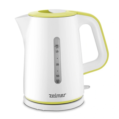 Zelmer Електрическа кана Zelmer ZCK7620G, 1, 7л, 2200W, Зелен (ZCK7620G)