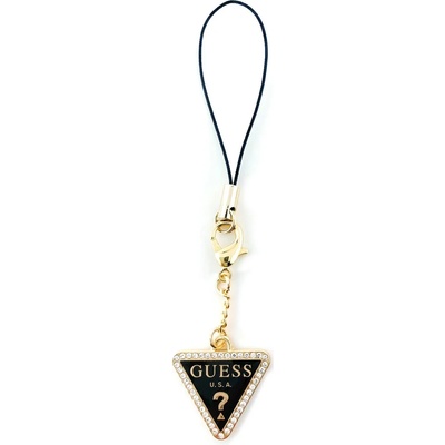 Guess висулка GUCPMTDCK за телефонен ремък Triangle Diamond Charm с кристали