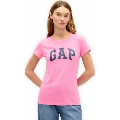 GAP 843334 03 Tričko s vaflovým vzorem Růžová