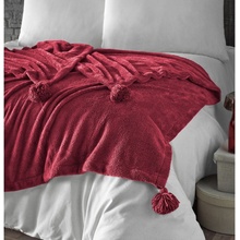 Mijolnir přehoz na postel Puffy červená 160 x 200 cm