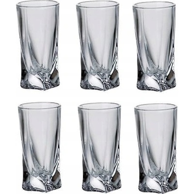 Crystal Bohemia Poháre QUADRO 6 x 50 ml