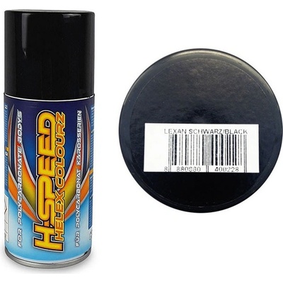 H-Speed barva ve spreji 150ml černá