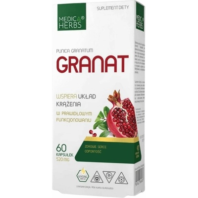 Medica Herbs Granátové jablko 520 mg 60 kapsúl