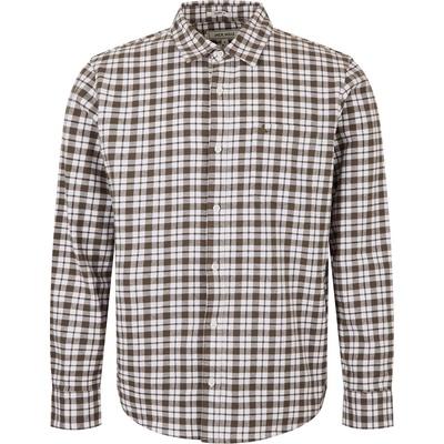 Jack Wills Риза Jack Wills Men's Long-Sleeve Plain Shirt - Smokey Olive