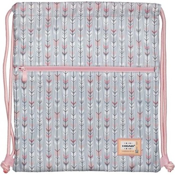 Astra 3 Head 390 Bledo modrý s ružovými zipsami