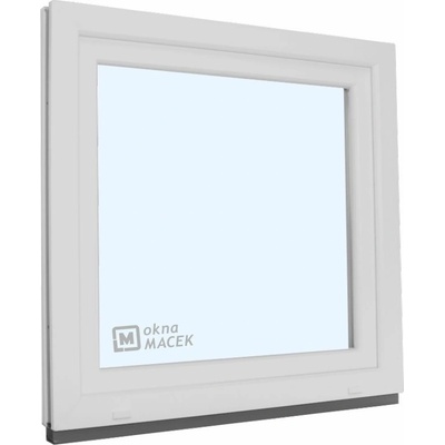 KNIPPING Plastové okno - 70 AD, 1500x1500 mm, OS, bílá Otevírání: pravé, Sklo: čiré