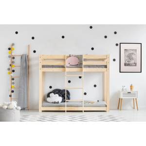 Adeko Двуетажно легло от борова дървесина 80x200 cm CLP - Adeko (CLP-80200)