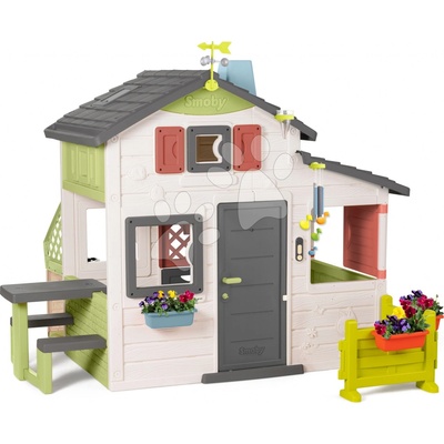 Smoby Domček Friends House so záhradkou a plnými dverami
