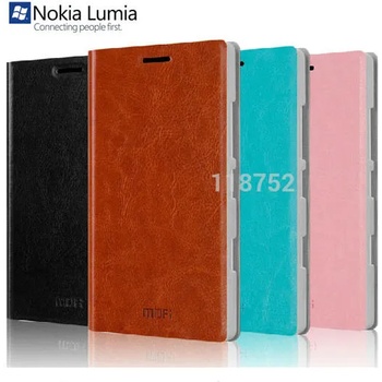 Image 1 of Nokia Lumia 930 Mofi Wallet Кожен Калъф + Протектор