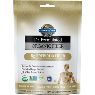 Garden of Life Dr. Formulated Fiber, bez příchutě, 192 g