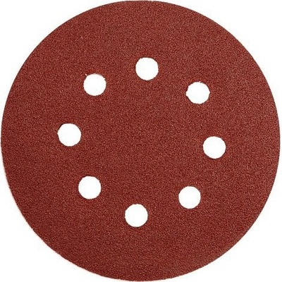Yato Brusný papír 125 mm P60 s otvory 5 ks suchý zip