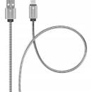 Forcell C234 USB-A na USB-C 2.0 2,4A, 1m, stříbrný
