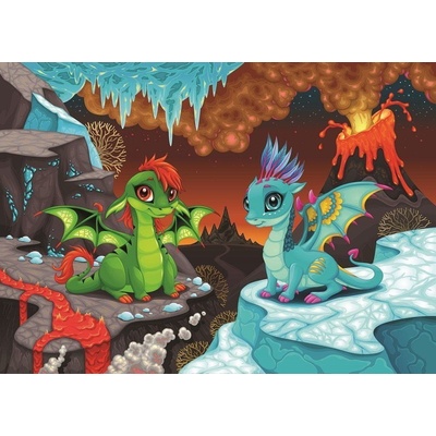 Art Baby Dragons 100 dielov
