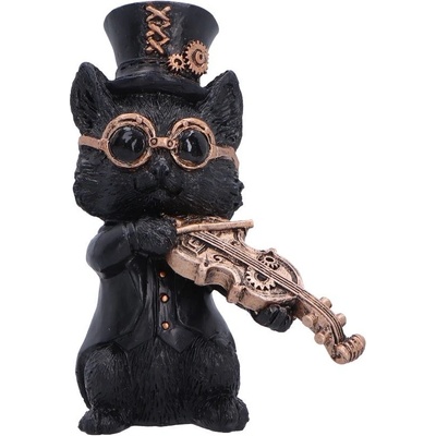 Nemesis Now Статуетка Nemesis Now Adult: Gothic - Music Meowstro (Violin), 10 cm (U7603B26)