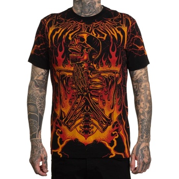 AFFLICTION мъжка тениска affliction - infernal nightmare - a27315-bk