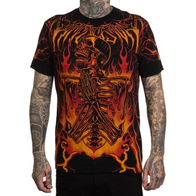 AFFLICTION мъжка тениска affliction - infernal nightmare - a27315-bk
