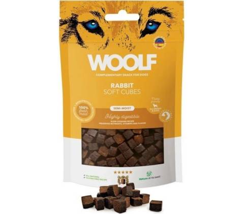 Woolf Soft Cubes Rabbit 100 g