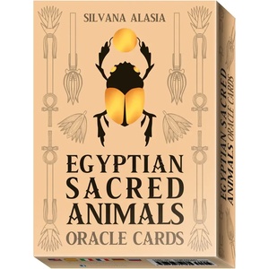 Lo Scarabeo Оригинални карти Оракул Egyptian Sacred Animals Oracle - Silvana Alasia
