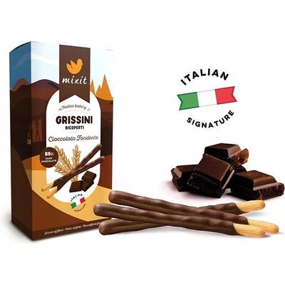 MIXIT Italian bakery grissini ricoperti cioccolato fondente 150 g