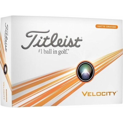 Titleist Velocity oranžové 12 ks