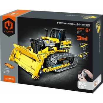 MECHANICAL MASTER - Stavebnice 3v1 R/C Stavební pásové stroje 452 ks