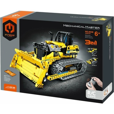 MECHANICAL MASTER - Stavebnice 3v1 R/C Stavební pásové stroje 452 ks
