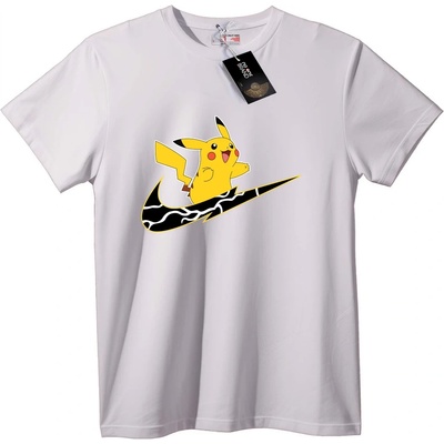 NOONEBRAND Тениска Pikachu Nike Swoosh - L, Black