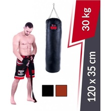 Ring Sport Boxerské vrece Premium z pravej kože 120x35 cm 30 Kg