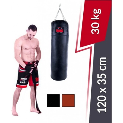 Ring Sport Boxerské vrece Premium z pravej kože 120x35 cm 30 Kg