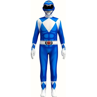 Костюм на Пауър рейнджърс, син за ръст 120 см
