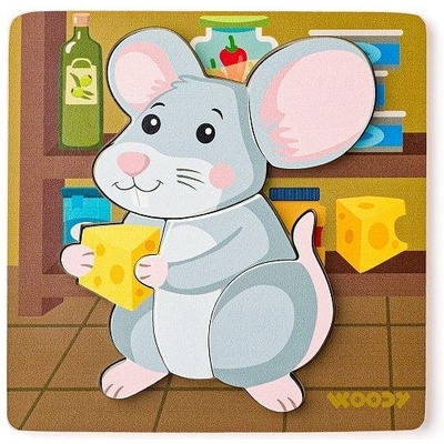 Woodyland Puzzle Baby - мишка