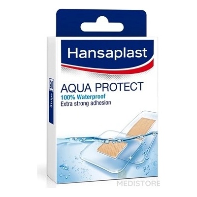 BEIERSDORF AG Hansaplast AQUA PROTECT náplasť, stripy 20 ks
