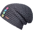 Doke háčkovaná čepice bc dark Šedá