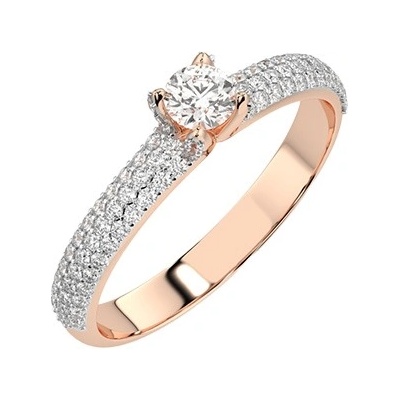 Cara Diamanti Пръстен от розово злато с диаманти Cara Diamanti K101-10023R (K101-10023R)