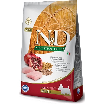 Farmina N&D Ancestral Grain кучешка храна ПИЛЕШКО МЕСО И НАРОД 7кг