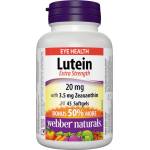 Webber Naturals Lutein, 20 mg + Zeaxanthin, 3.5 mg, 45 софтгел капсули, Webber Naturals