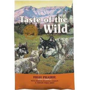 Taste of the Wild High Prairie Puppy за подрастващи кученца с бизон и елен 12.2kg