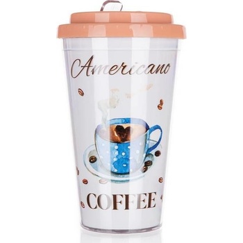 BANQUET Hrnek cestovní dvoustěnný COFFEE 500 ml