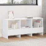vidaXL Етажерка за списания Бяло 102 x 30 x 45 см (890960)