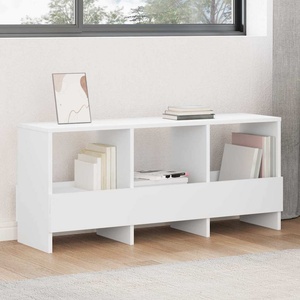 vidaXL Етажерка за списания Бяло 102 x 30 x 45 см (890960)