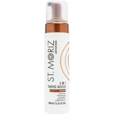 St. Moriz Tan ST MORIZ Advanced 5 In 1 Self Tanning Mousse, Medium Автобронзант унисекс 200ml