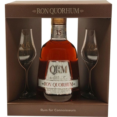 Quorhum 15 Sistema Solera 40% 0,7 l (dárkové balení 2 sklenice)