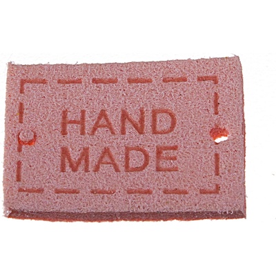 Nášivka HAND MADE 20x15mm Varianta: lososová