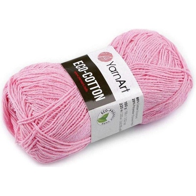 Pletací příze Eco-Cotton 100 g - 3 (764) hořčicová světlá