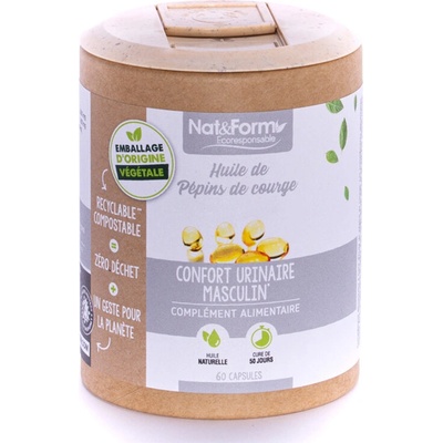 Nat&Form Масло от тиквено семе 60 капсули | Nat&Form (017664 (COUR_60E))