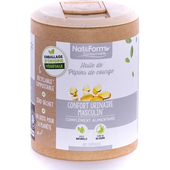 Nat&Form Масло от тиквено семе 60 капсули | Nat&Form (017664 (COUR_60E))